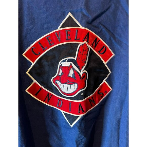 CLEVELAND INDIANS CHIEF By mirage Snap Button Jacket Size XXL Rare! - Picture 13 of 13